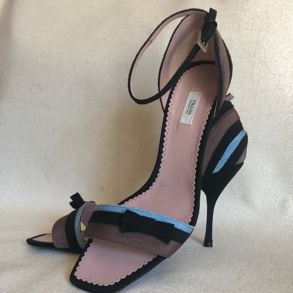Prada High Heel Strap Shoes - High Heel Sandals - Picture 3 of 10